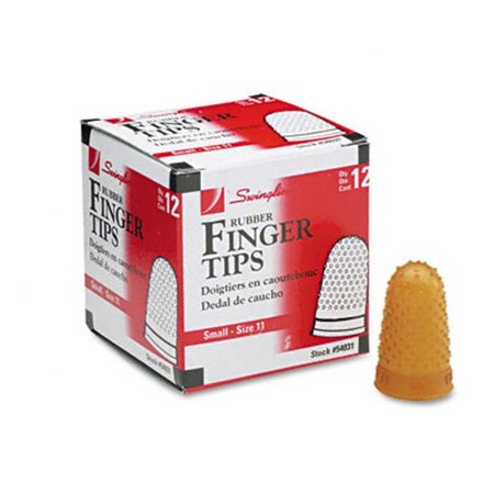 SWINGLINE Swingline 54031 Rubber Finger Pads 9-16 Open End Inside Diameter Size 11 Pack of 12 54031